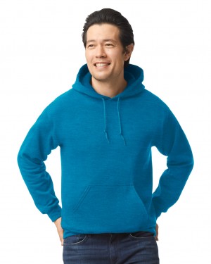 Men's Gildan 18500 Hoodie Antique Sapphire | FPJM68541