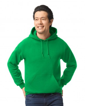 Men's Gildan 18500 Hoodie Irish Green | LBRG79508