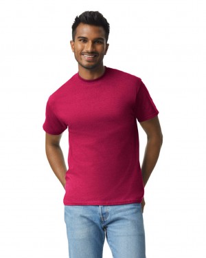 Men's Gildan 2000 T-Shirts Cardinal Red | WIJS57943