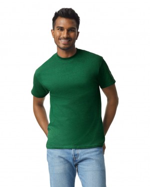 Men's Gildan 2000 T-Shirts Forest Green | URWM56087