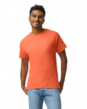 Men's Gildan 2000 T-Shirts Orange | TFLG29685