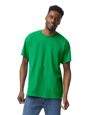 Men's Gildan 5000 T-Shirts Antique Irish Green | MCBS39182