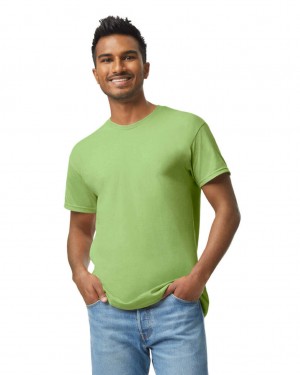 Men's Gildan 5000 T-Shirts Kiwi | ZNOK98613