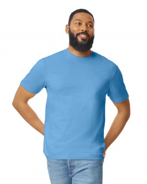 Men's Gildan 64000 T-Shirts Carolina Blue | WZBP18095