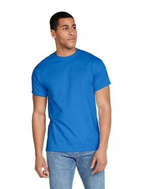 Men's Gildan 8000 T-Shirts Royal | GEIS01468