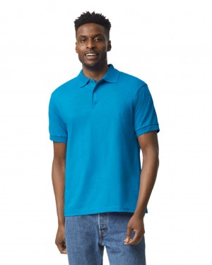 Men's Gildan 8800 Polo Sapphire | XUHQ98437