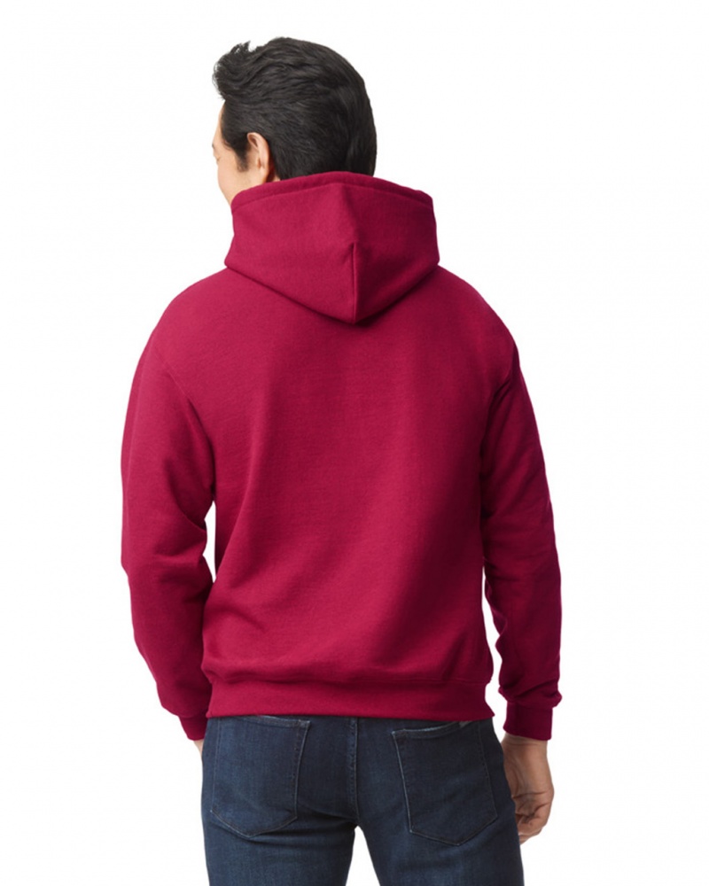 Men's Gildan 18500 Hoodie Antique Cherry Red | ZHNF59376