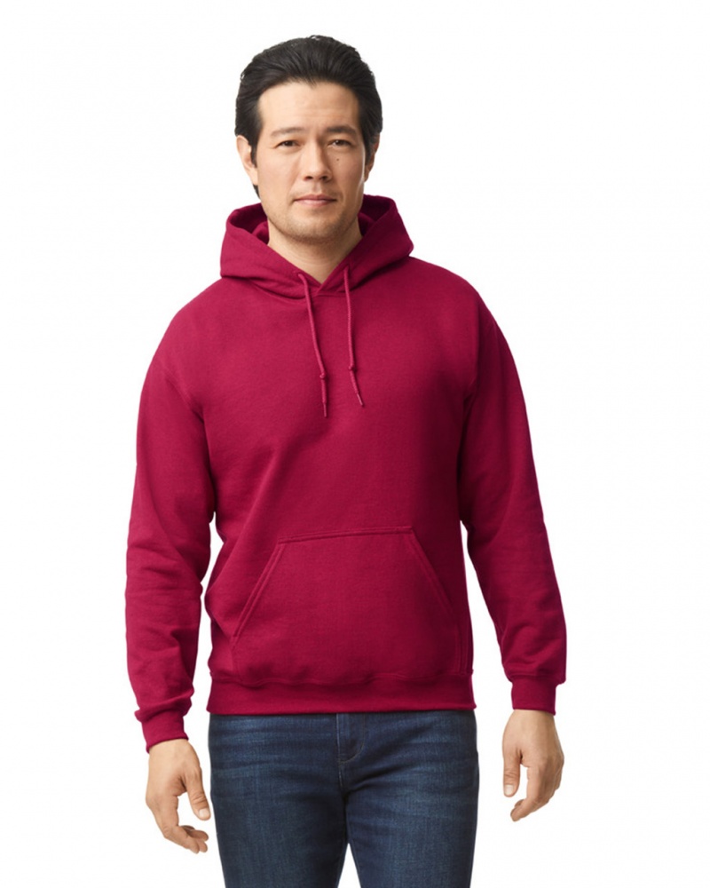 Men\'s Gildan 18500 Hoodie Antique Cherry Red | ZHNF59376