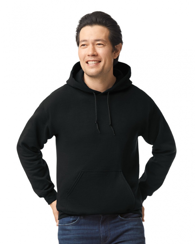 Men\'s Gildan 18500 Hoodie Black | XYDC34192