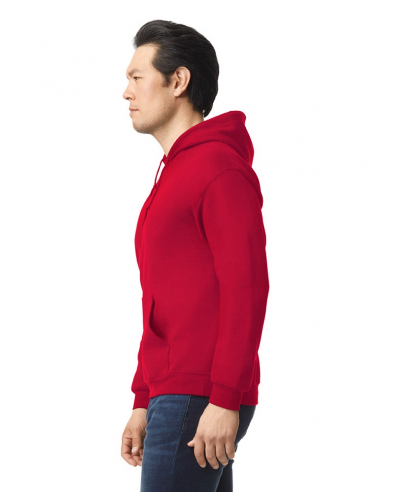 Men's Gildan 18500 Hoodie Cherry Red | JSUI20167