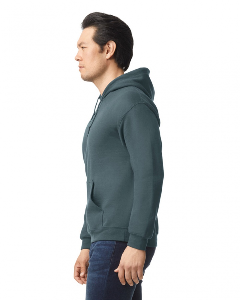 Men's Gildan 18500 Hoodie Dark Heather | ATGS59823