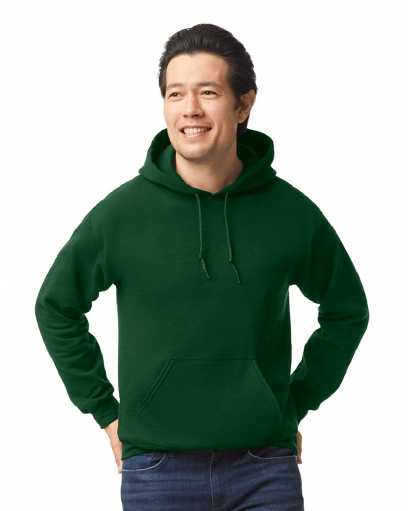 Men\'s Gildan 18500 Hoodie Forest Green | YECU79804