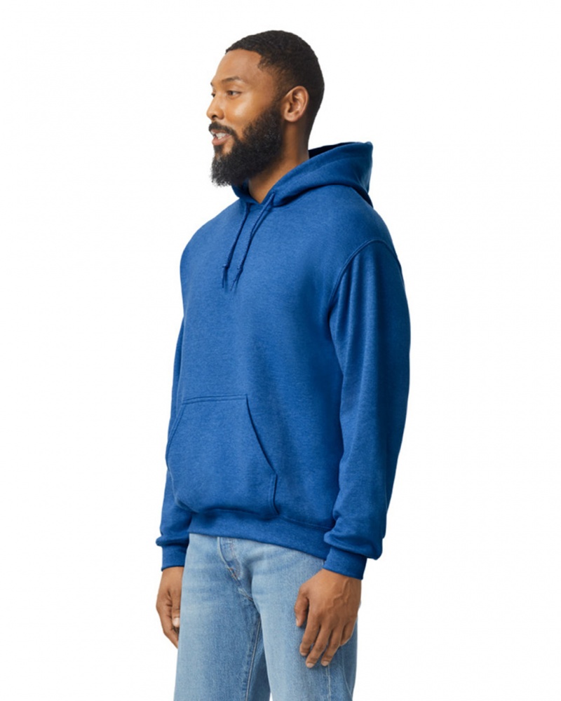 Men's Gildan 18500 Hoodie Heather Sport Royal | PJHA28760