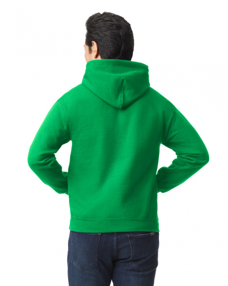 Men's Gildan 18500 Hoodie Irish Green | LBRG79508