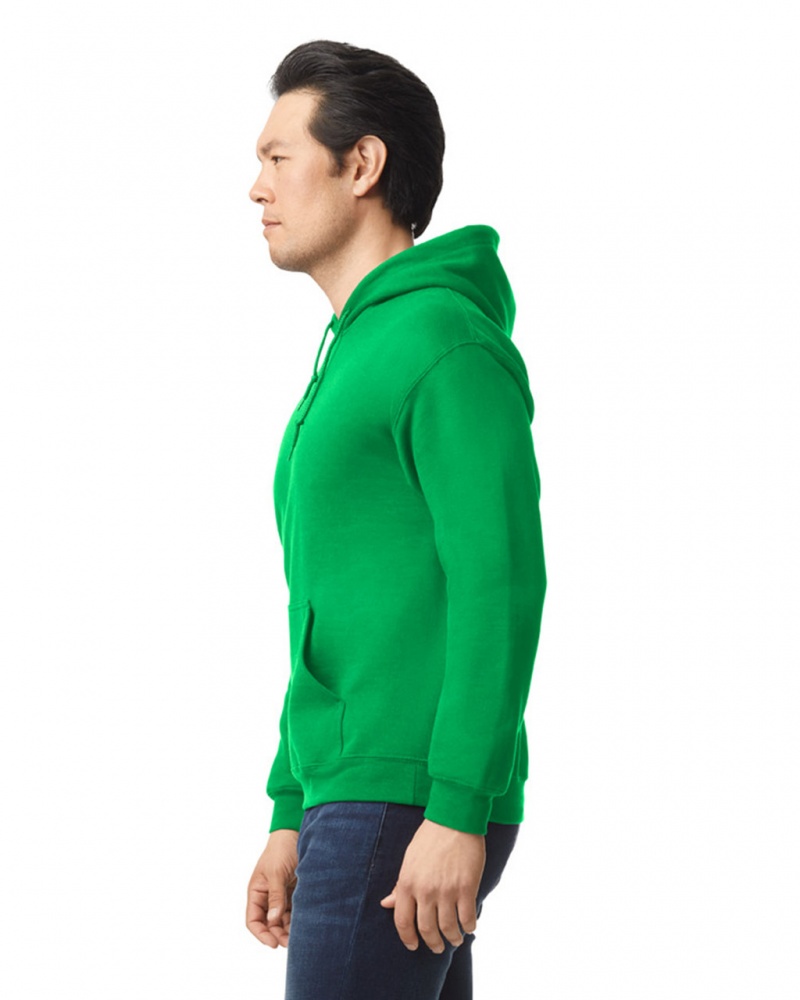 Men's Gildan 18500 Hoodie Irish Green | LBRG79508