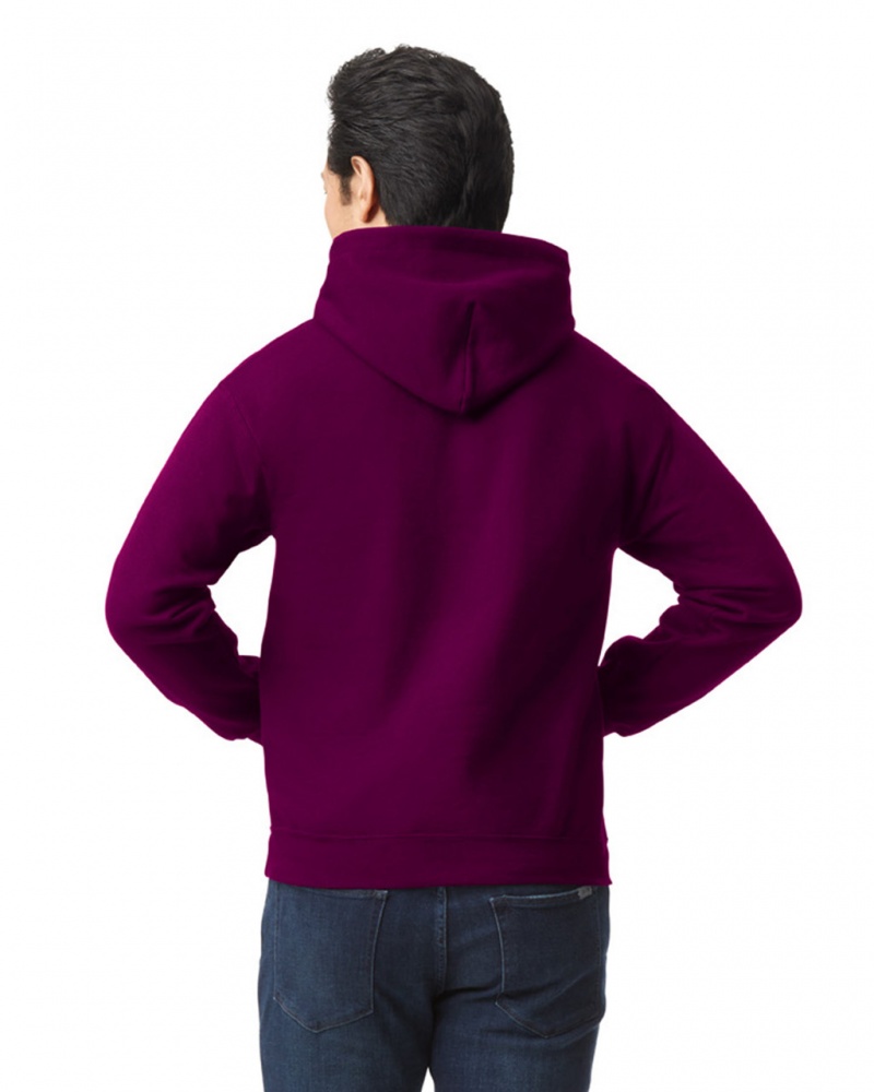 Men's Gildan 18500 Hoodie Maroon | VCPT15097