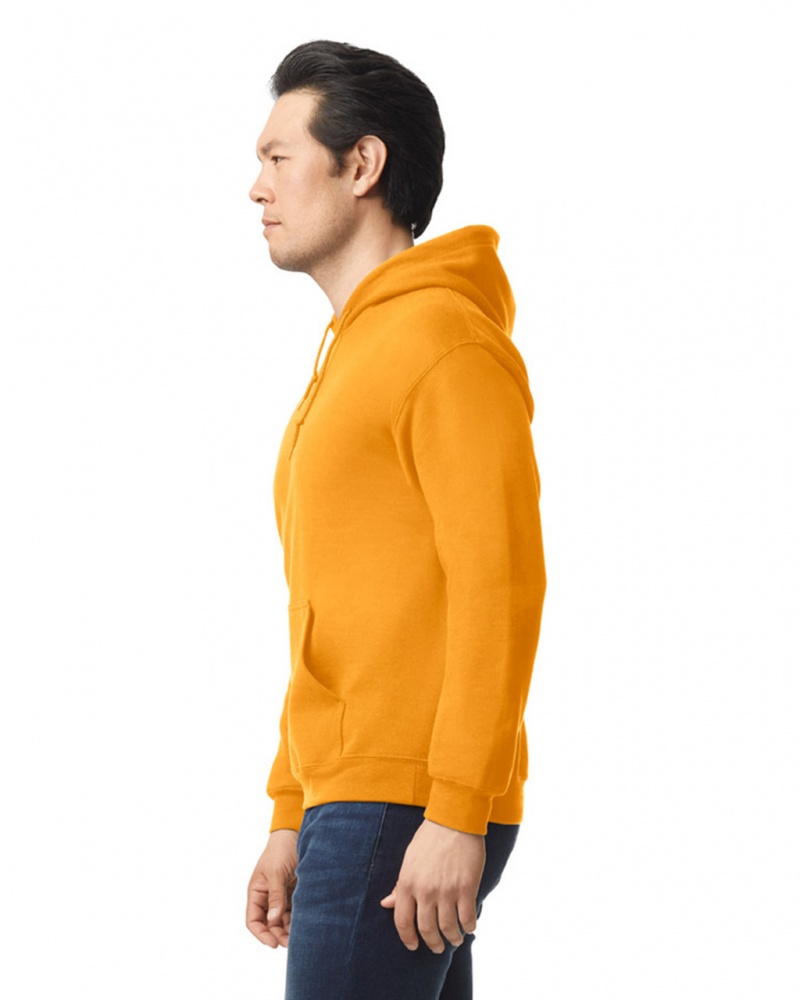 Men's Gildan 18500 Hoodie S Orange | JVQI20461