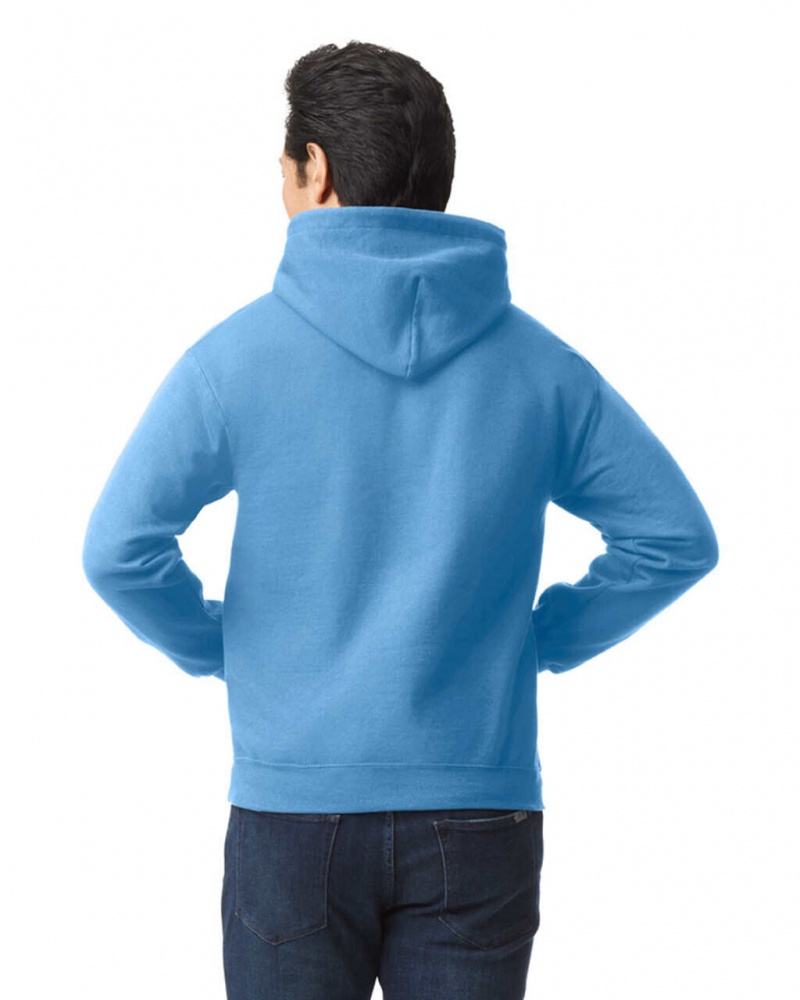 Men's Gildan 18500 Hoodie Sweatshirt Carolina Blue | BZDN32861