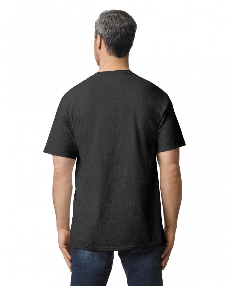 Men's Gildan 2000T Tall T-Shirts Black | FGOR53468