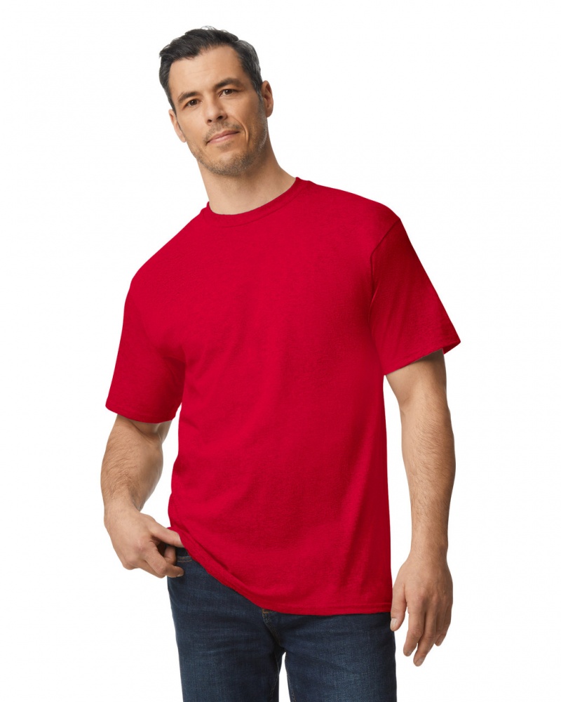 Men\'s Gildan 2000T Tall T-Shirts Red | VJGT39461