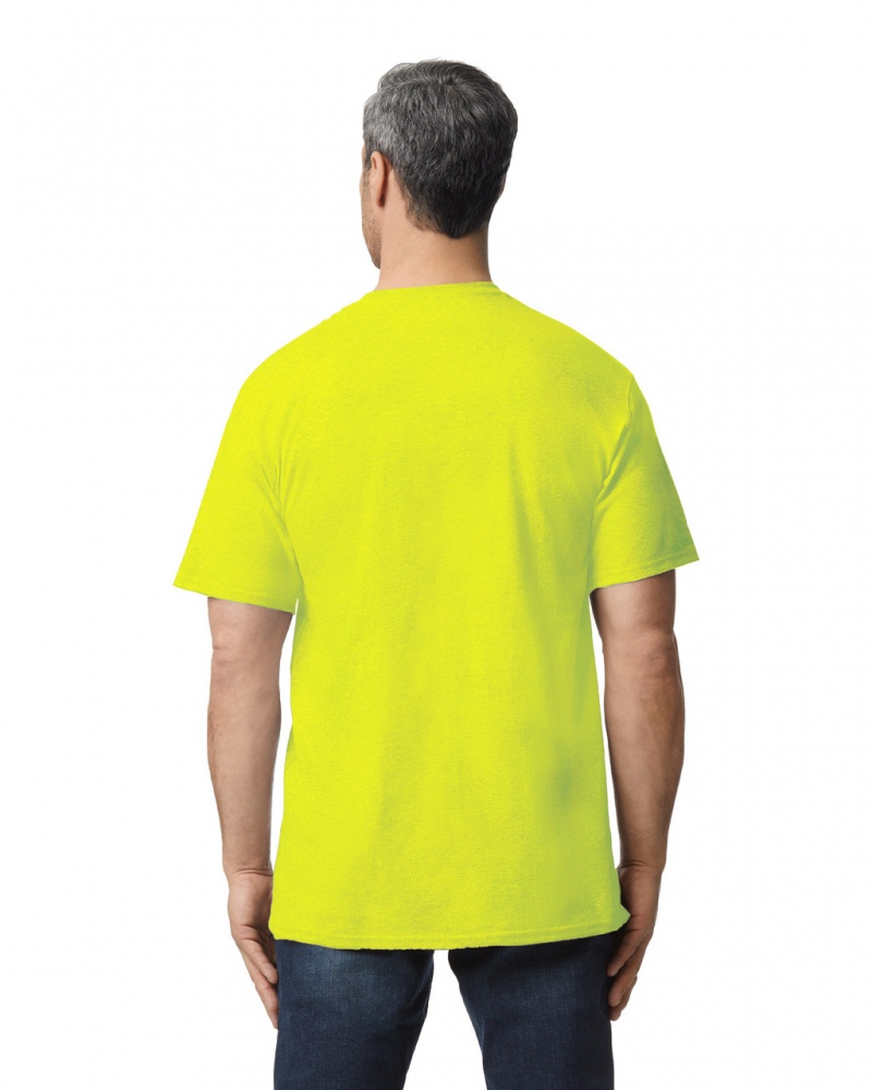 Men's Gildan 2000T Tall T-Shirts Safety Green | TVMO85467