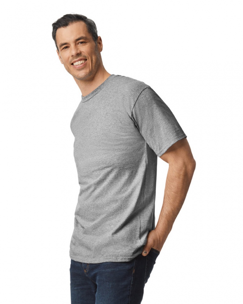 Men's Gildan 2000T Tall T-Shirts Sport Grey | WVYE84573