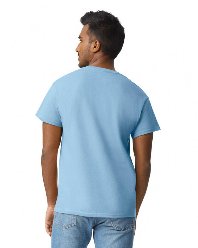 Men's Gildan 2000 T-Shirts Light Blue | HIAQ70153