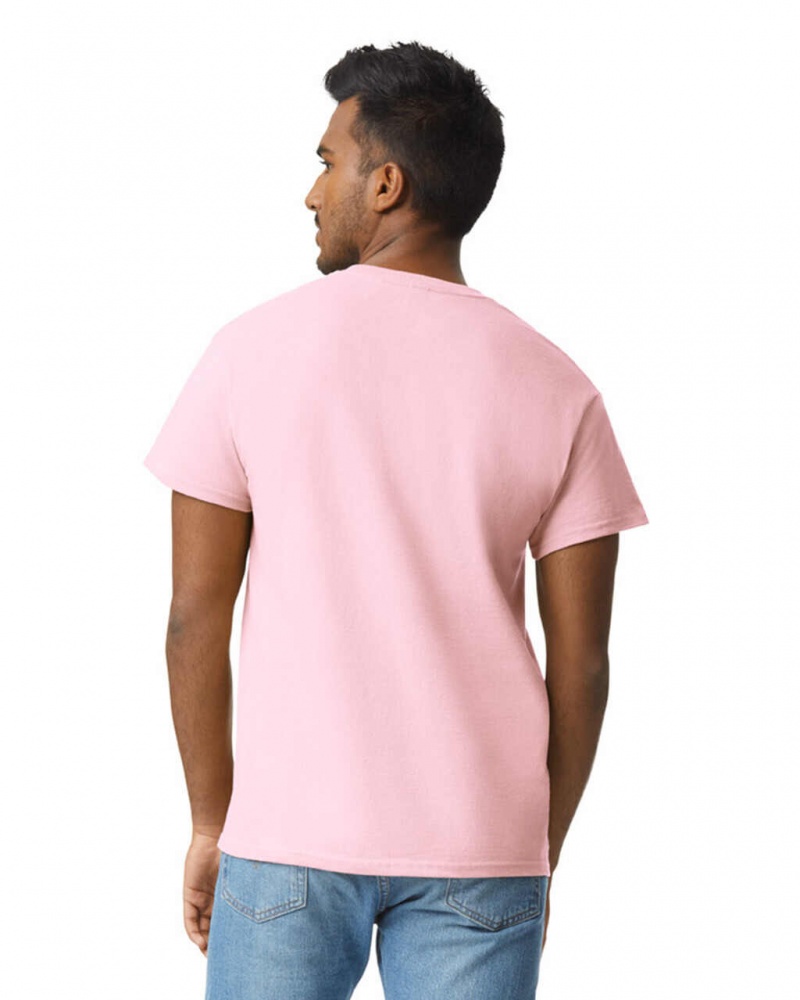 Men's Gildan 2000 T-Shirts Light Pink | KWFU64897