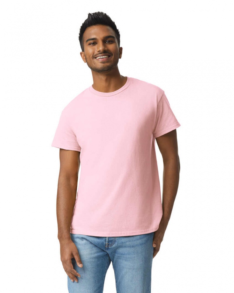 Men\'s Gildan 2000 T-Shirts Light Pink | KWFU64897