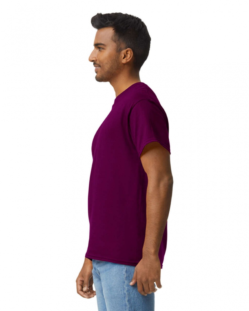 Men's Gildan 2000 T-Shirts Maroon | NYEW07169