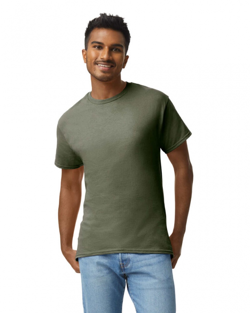 Men\'s Gildan 2000 T-Shirts Olive | TUYS61097