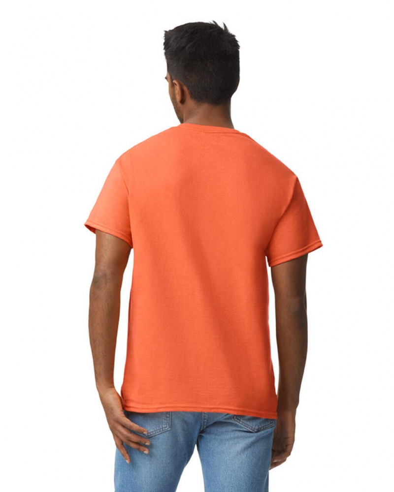 Men's Gildan 2000 T-Shirts Orange | TFLG29685