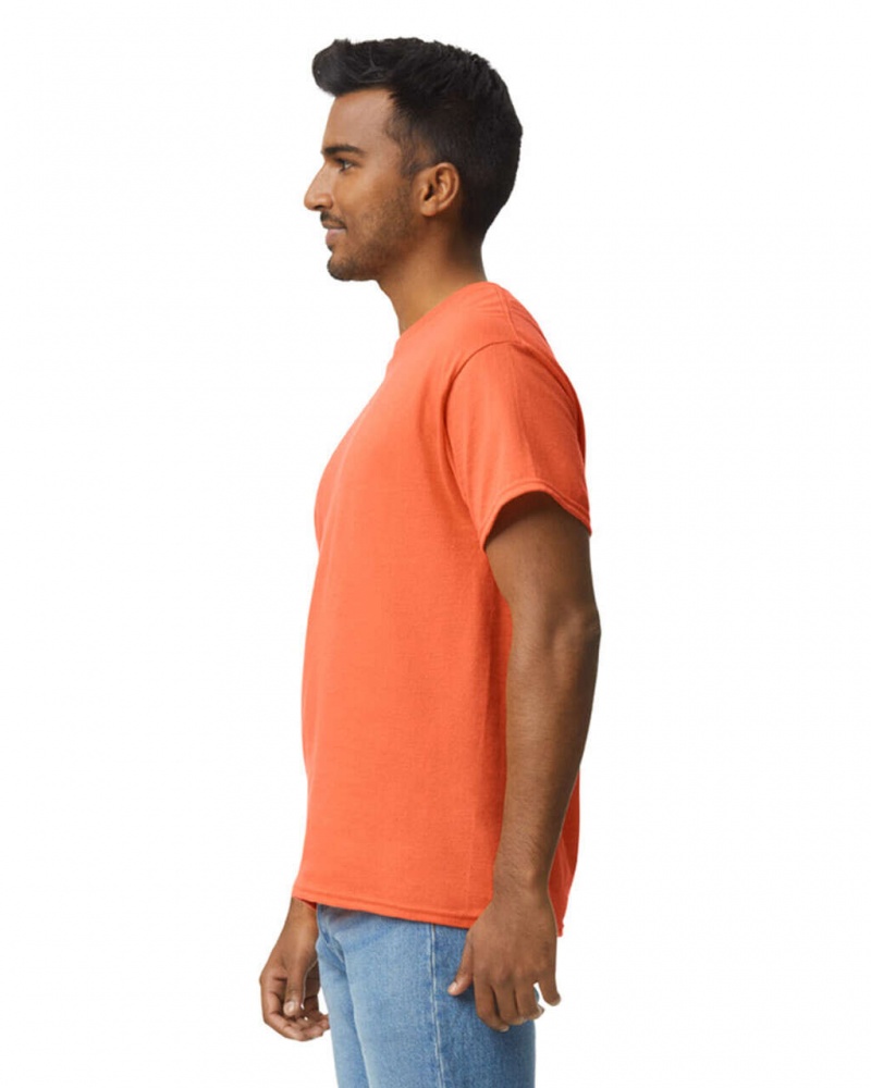 Men's Gildan 2000 T-Shirts Orange | TFLG29685