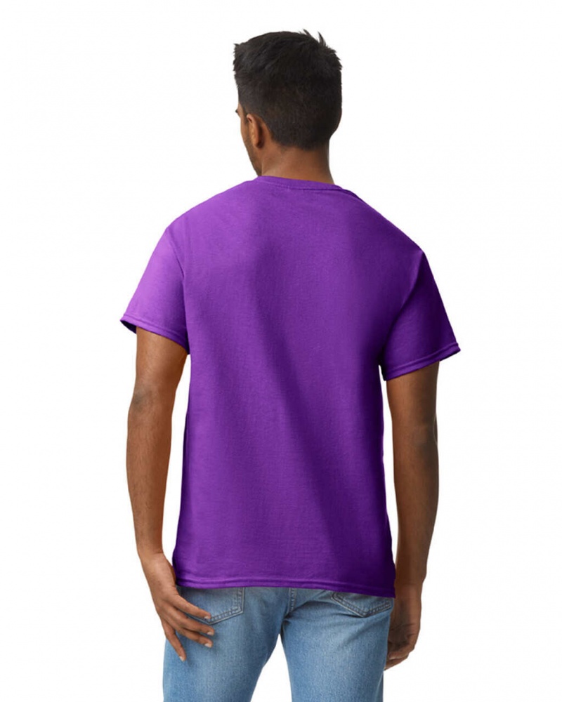 Men's Gildan 2000 T-Shirts Purple | ZJWO56487