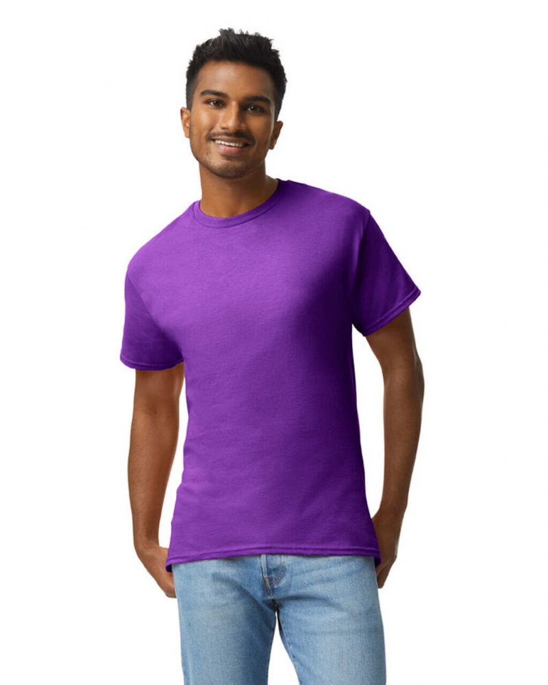 Men\'s Gildan 2000 T-Shirts Purple | ZJWO56487