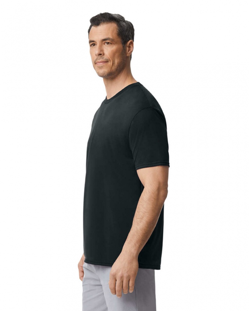 Men's Gildan 42000 T-Shirts Black | JMPC42859