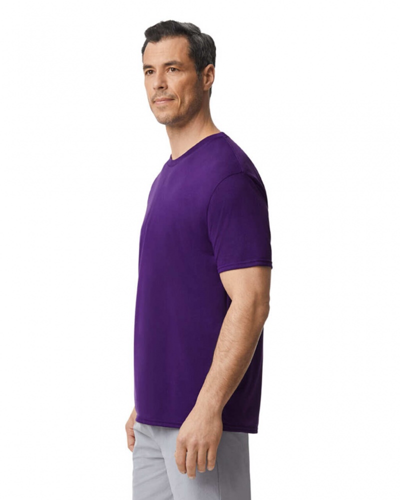 Men's Gildan 42000 T-Shirts Purple | ZYCF87193