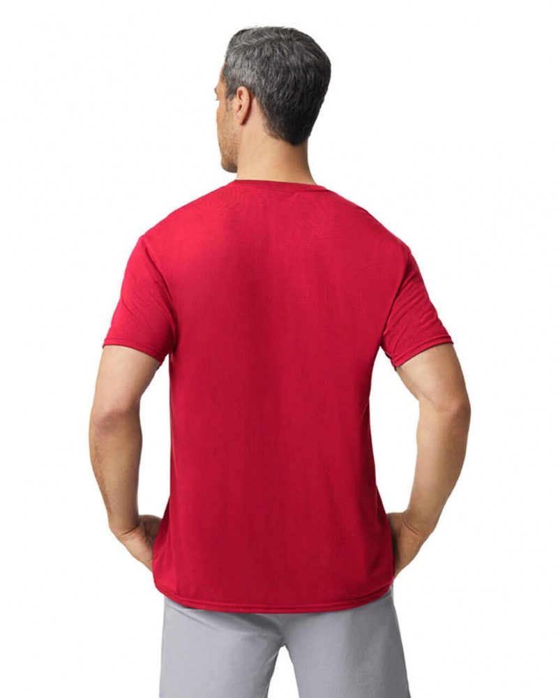 Men's Gildan 42000 T-Shirts Red | ODXQ92470