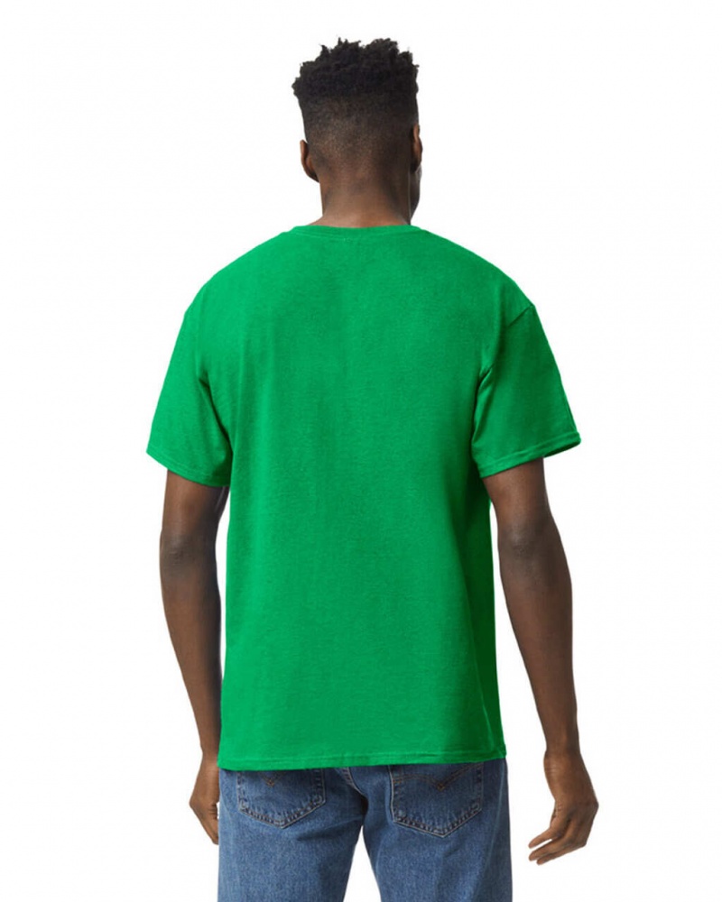 Men's Gildan 5000 T-Shirts Antique Irish Green | MCBS39182