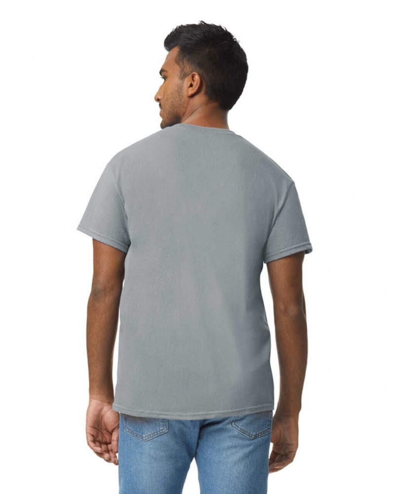 Men's Gildan 5000 T-Shirts Gravel | UIDV01256