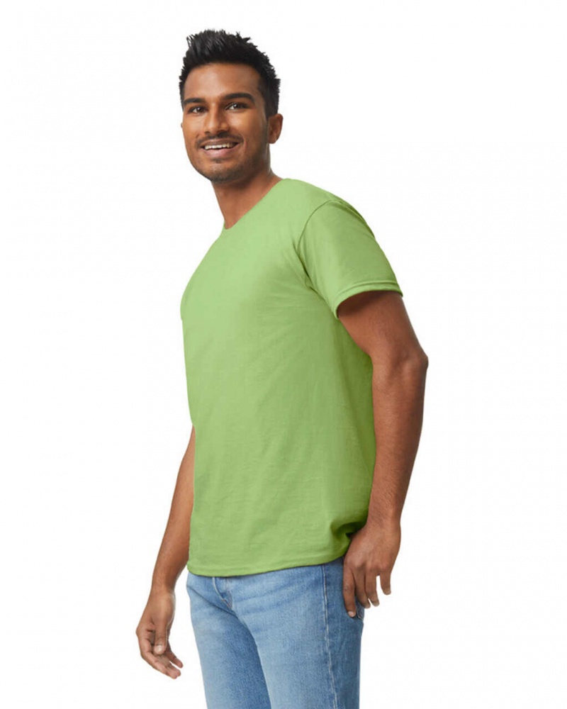 Men's Gildan 5000 T-Shirts Kiwi | ZNOK98613