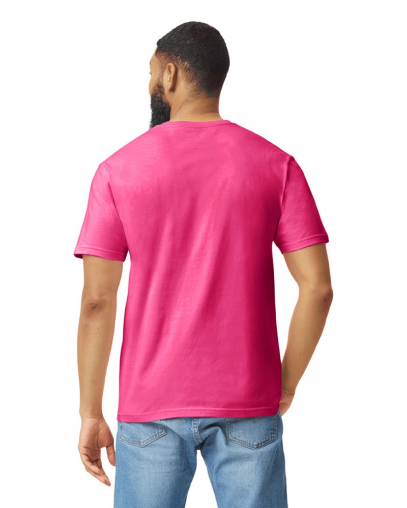 Men's Gildan 64000 T-Shirts Heliconia | FYHR10684