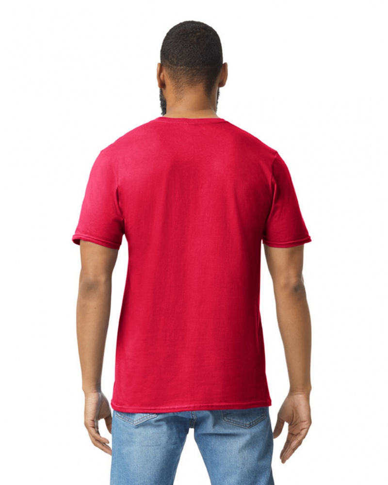 Men's Gildan 64000 T-Shirts Red | SQIC52384