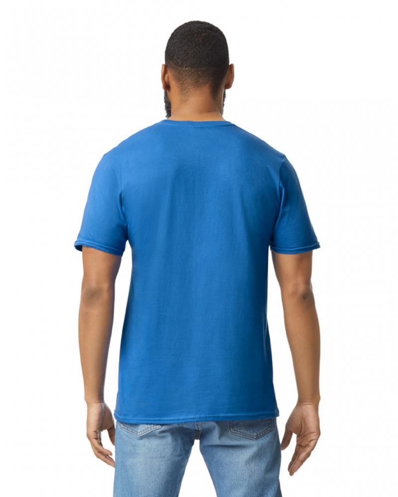 Men's Gildan 64000 T-Shirts Royal | KIHC59367