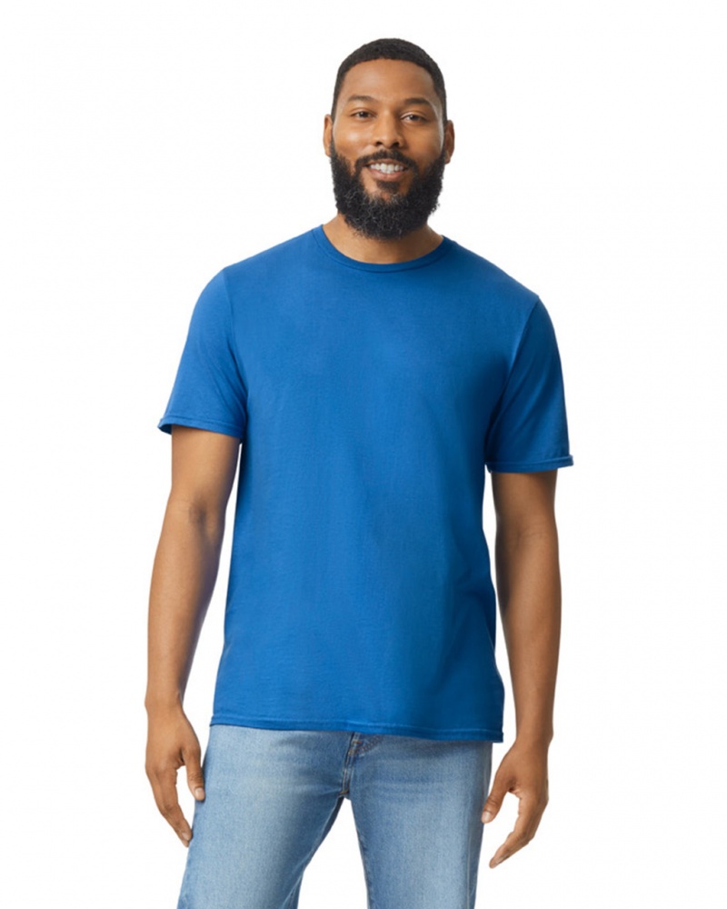 Men\'s Gildan 64000 T-Shirts Royal | KIHC59367