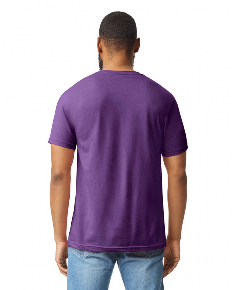 Men's Gildan 67000 CVC T-Shirts Amethyst | SNAL01923