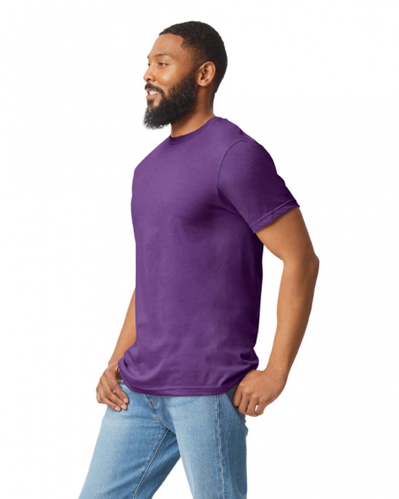 Men's Gildan 67000 CVC T-Shirts Amethyst | SNAL01923