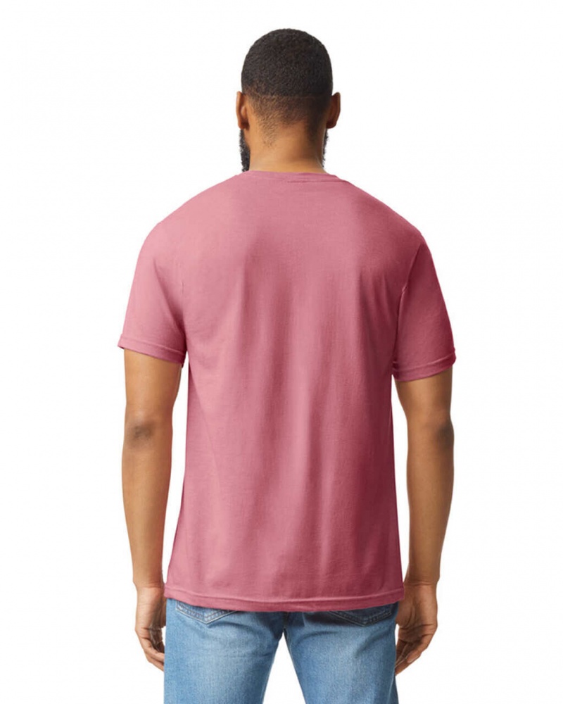 Men's Gildan 67000 CVC T-Shirts Plumrose | BMWS20758