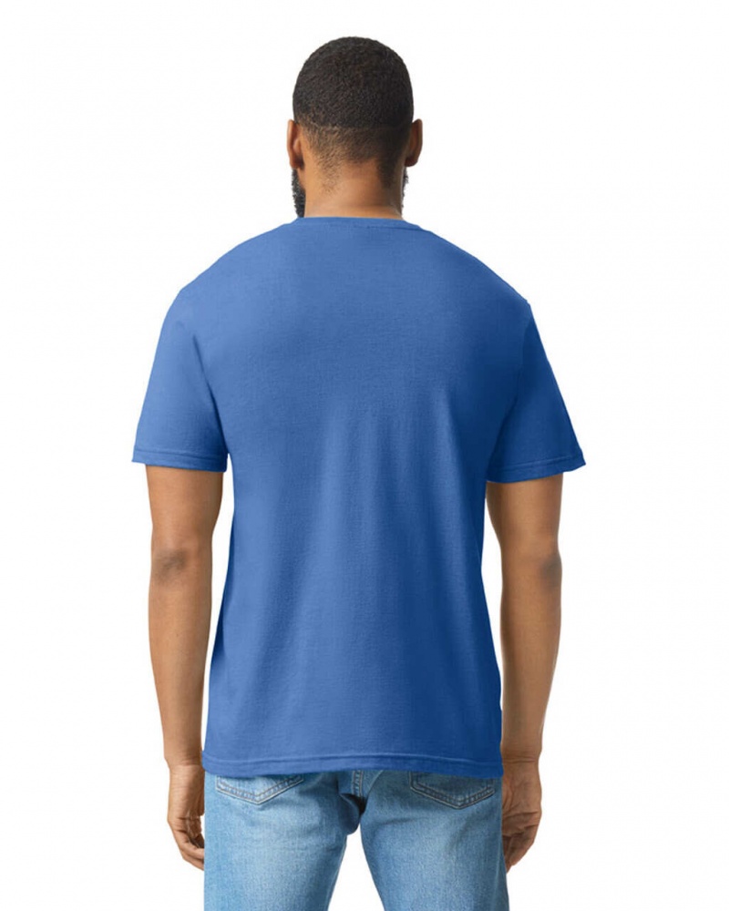 Men's Gildan 67000 CVC T-Shirts Royal Mist | GETL21863