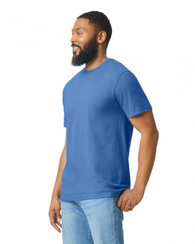 Men's Gildan 67000 CVC T-Shirts Royal Mist | GETL21863